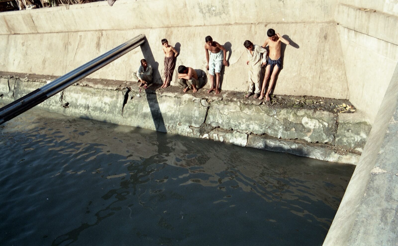 boys by the canal